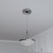 Ekena Millwork Traditional PVC Medallion (Canopies up to 5 1/2"), 10"OD x 3 1/2"ID x 1 1/8"P, Bright Coat Aluminum CMP10TRBAL - alternate 6